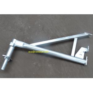 Quality 0.72m 7.4kg hot galvanized haki scaffold bracket for sale