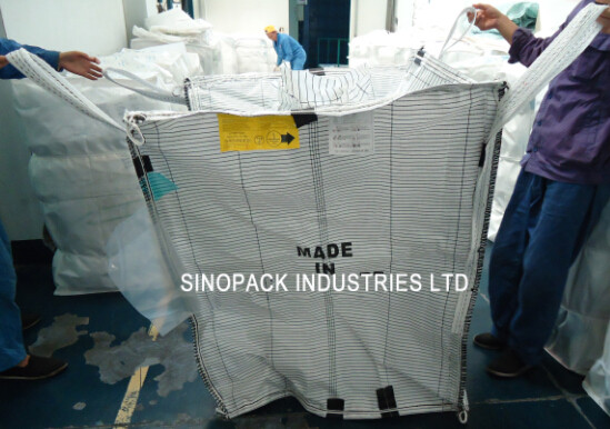 Buy Polypropylene Groundable Conductive Big Bags Flexible Intermediate Bulk Containers at wholesale prices