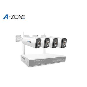 IP66 Waterproof Wireless CCTV Camera Kit 4 Channel Nvr Camera System With