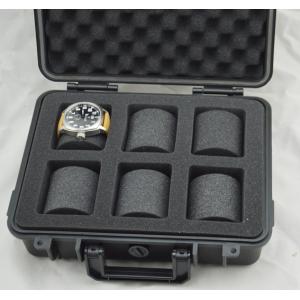 Black Plastic Waterproof Watch Box ABS PP Alloy IP67