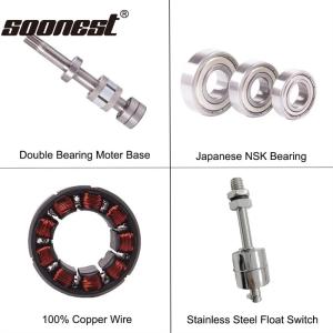 120M 5500W Solar Water Pump Solar Power Submersible Water Pump With Panel Solar