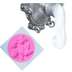 China Food Grade Two Part Liquid Silicone Rubber / Silicone Cake Mold DIY Chocalate Cookies Ice Tray Baking Tool Rose Shape on sale