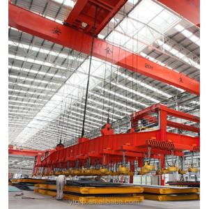 QL Model Double Beam Bridge Crane With Rotating Elecromagnetic Hanging Beam​