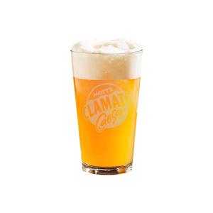 Customized Logo Cadmium Free 420ml Glass Beer Mug