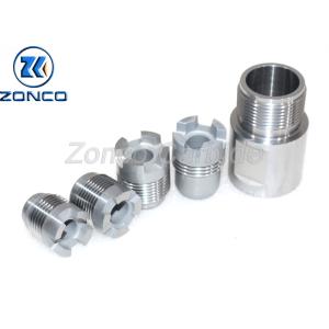 Cemented Cross Groove Thread Nozzle For PDC Drill Bits
