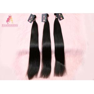 No Tangle Remy Human Hair Weave / Full And Thick Silky Straight Hair Bundles