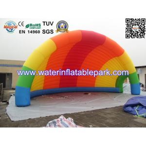 Colorful Cover Inflatable Tent Shell Shape , Inflatable Advertising Tent