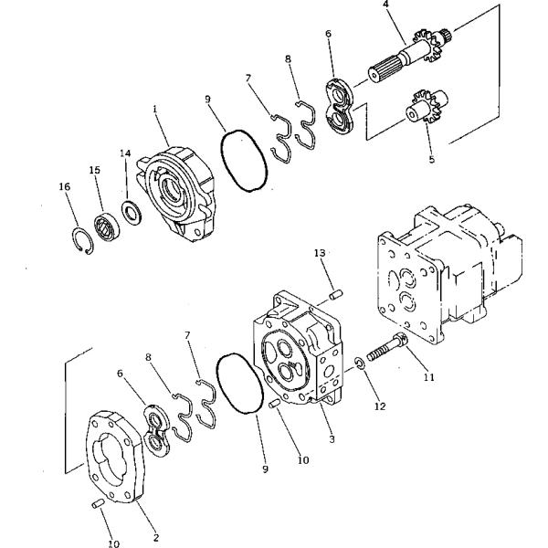 705-86-14060 7058614060 For Komatsu PC20-5 PC30-5 EXCAVATORS Hydraulic Main Pump Gear pumps LOADER PUMP SWITCH PUMP Piston Pump PUMP ASSY Aftermarket