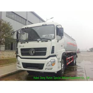 DFAC 24000Liters Heavy Oil / Liquid Tank Truck , Mobile Diesel Fuel Bowser