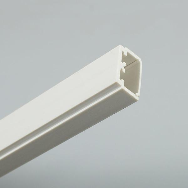 2024 White PVC Square Tube Plastic Channel Protective Sleeve
