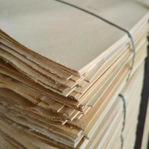 Poplar Wood Rotary Cut Veneer ISO9001 Oak Smooth Furniture Facing