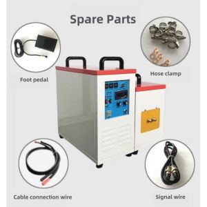Machinery Factory Price 15Kw Induction Heater Nut Forging and Gold Smelting