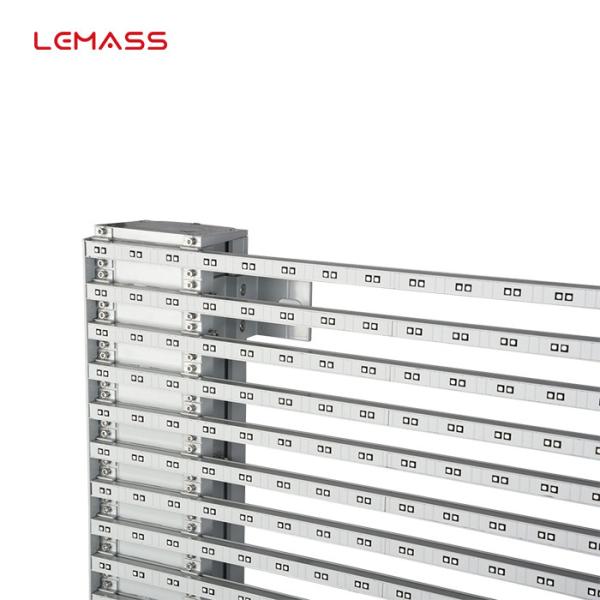 P8 commercial transparent LED display1000*500mm LMS-Mesh custom appearance