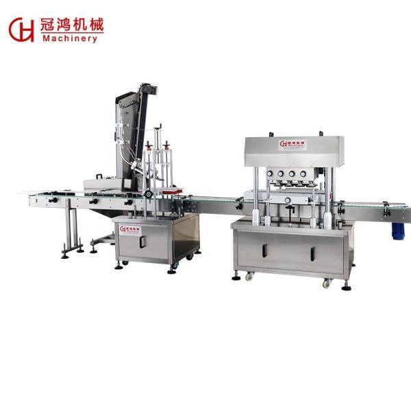 Buy PLC Controlled Straight Linear Capping Machine for Smooth and Precise Bottle Capping at wholesale prices
