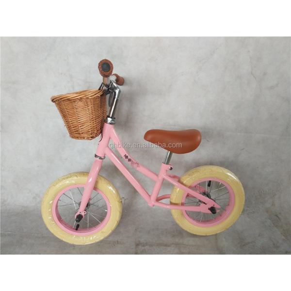 Steel Fork and Frame Balance Bike for Children 3-5 Years Old Blue Color 12 Inch