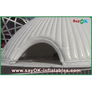 Commercial White Portable LED disco lighting Inflatable Club Party Tent mobile