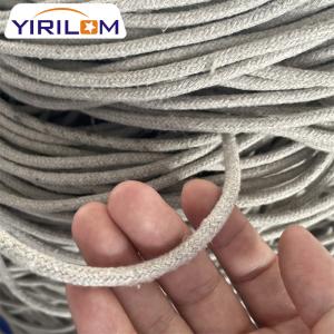 China Row Material Manufacturer Cotton Ropes Custom 3mm Thick Grey Natural Craft