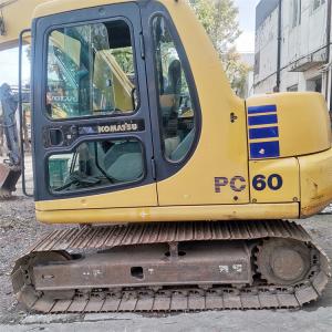 2017 Good Health 6 Ton Komatsu PC 60 Used Excavator with Cummins Engine Made in