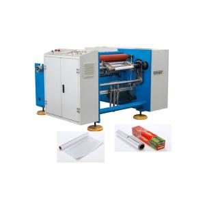 Professional Semi Automatic Aluminum Foil Roll Rewinding Machine with Counter 850 KG