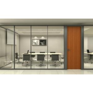 Factory Price Aluminium Dividers Tempered Glass Office Partition
