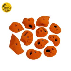 GRP Orange L Size Pocket Rock Climbing Holds Heavy Metal Free 11 Pieces Eco