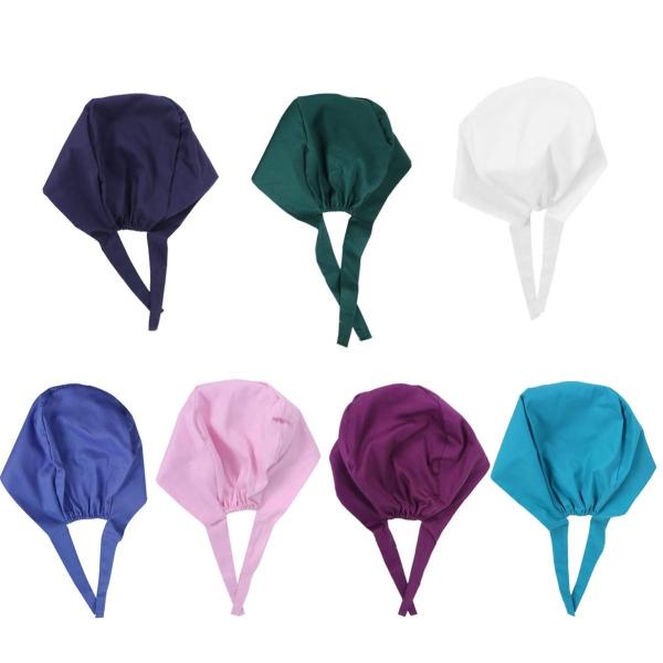 Buy Unisex Stretch Disposable Scrub Caps , Nursing Bouffant Scrub Hat at wholesale prices