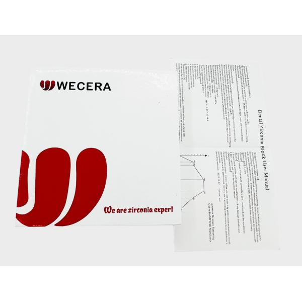 Sintering Temperatureage 1500C Pre-Colored Zirconia Disks with 100% Tosoh