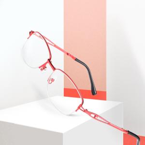 Red Classic Fashion Reading Glasses BSCI Folding Reading Glasses Anti Blue