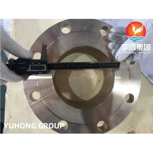 Copper Nickel Flange ASTM B151 UNS C70600 Heat Exchanger Application