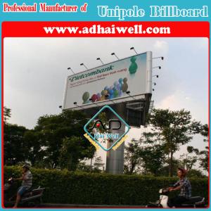 Trihedron Unipole Advertising Billboard (60' x 20')