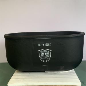 Fast Thermal Conductivity Oval Crucible Metal Melting Silicon Graphite Crucible