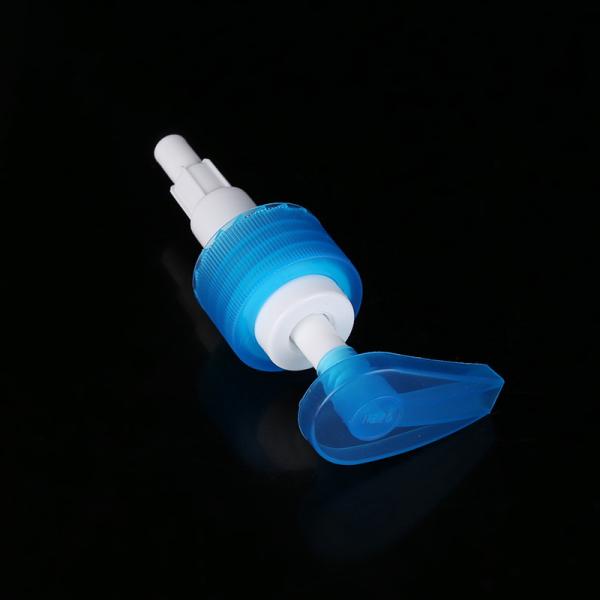 28/410 Ribbed Lotion Pump for Hand Pump in Blue
