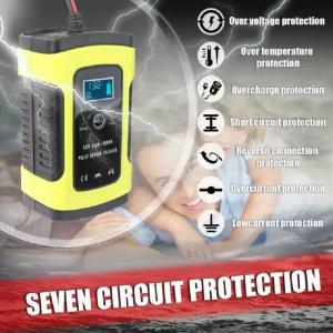 24V 8A LCD Touch Screen Car Pulse Repair Battery Charger