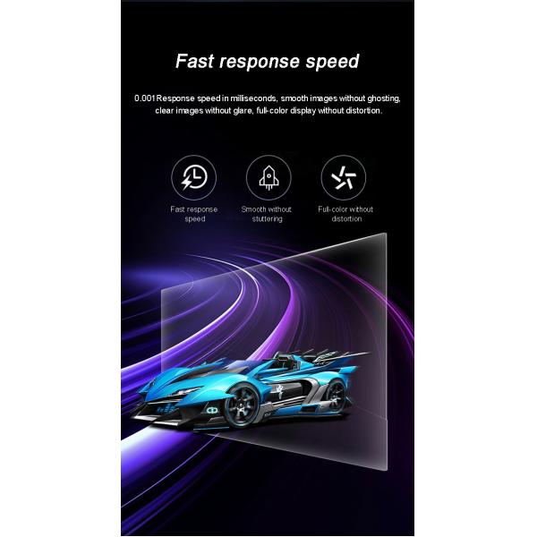 White 65 Inch Transparent OLED Display Commercial Use Translucent OLED