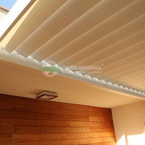 Easy to Install Motorized Aluminum Louvered Pergola with 5-Year Warranty and