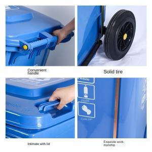 100L/120L/240L Outdoor Plastic Large Capacity Trash Can Recycling Waste Bins