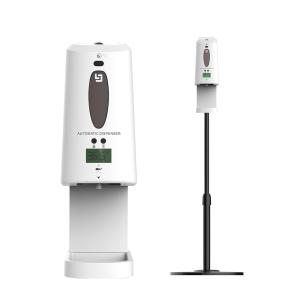 Plastic 1300ml Infrared Thermometer Automatic Dispenser 5V1A