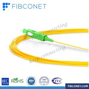 Low IL SC APC/UPC SM/MM simplex singlemode indoor Fiber optic pigtail Customize