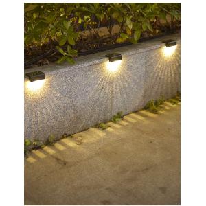 Mini IP65 Waterproof Fence LED Light RGB Outside Solar Powered