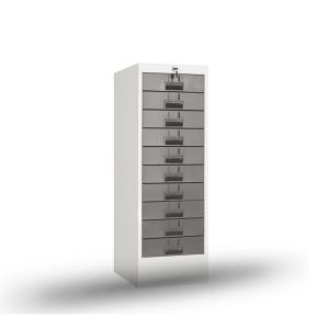 China Non Knock Down Vertical Steel Filing Cabinets 15 Drawer H1324mm on sale