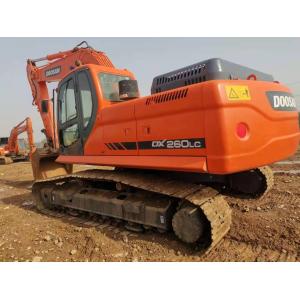 6245mm Boom DX260 Used Doosan Excavator 1.27m3 Bucket
