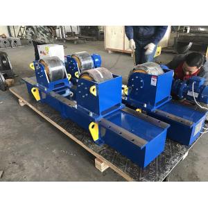 Blue Oil Tank Conventional Welding Rotator, Pressure Vessels Turning Rollers 10T
