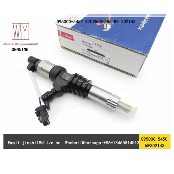 Buy DENSO GENUINE AND NEW DIESEL COMMON RAIL FUEL INJECTOR 095000-5450 095000-5452, ME302143, ME 302143, 0950005450 at wholesale prices