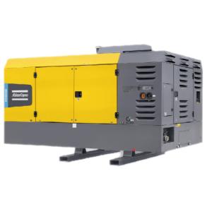 Atlas Copco Portable Compressor In Geothermal Water Wells And Pipelines