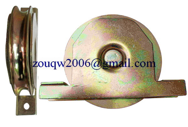Buy Sliding gate roller GW609 U Groove，Galvanized, Iron, Single bearing at wholesale prices