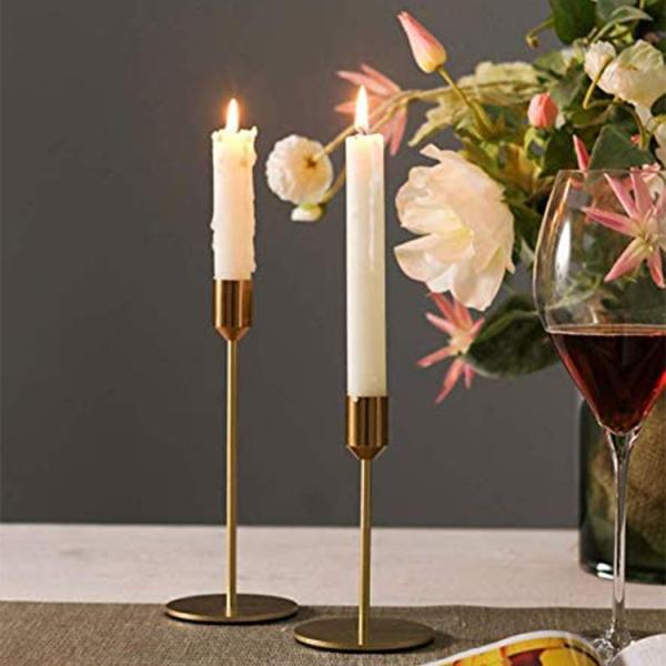 Nordic Minimalist Style Golden Candle Holder Votive Candle Holders