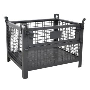 Warehouse Foldable Steel Q235 6.0mm Wire Mesh Container