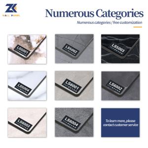 Bamboo Charcoal PVC Marble Wall Panel Sheet 1220*2440*8mm