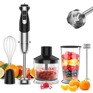 800 Watt Immersion Stick Blender Multifunction Easy Clean Dishwasher Safe
