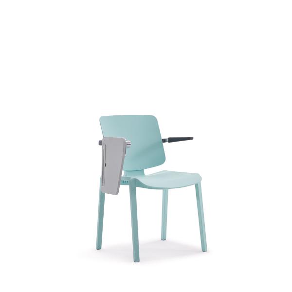 Buy Modern PP Stackable Training Room Chairs with Writing Tablet at wholesale prices